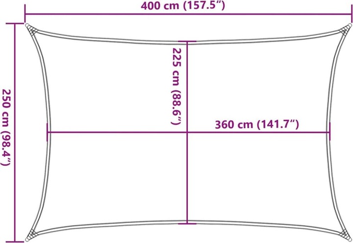 Actual product image VidaXL Alethea (250 x 400 cm)