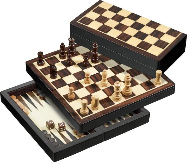 Brown stained, matt sealed