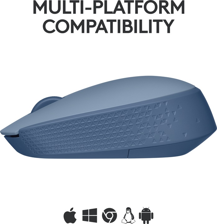 Productafbeelding Logitech M171 Draadloze Muis - Blauwgrijs (Draadloze)