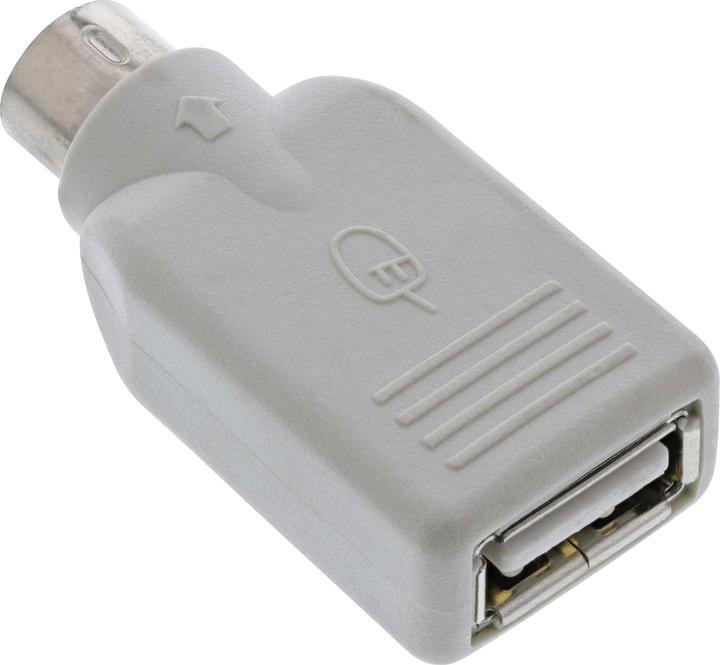 Produktbild InLine PS/2 auf USB 2.0 Adapter (PS/2, 2 cm)