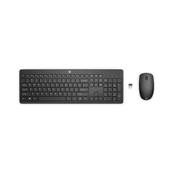 HP Computer keyboard 235 Wireless Mouse Keyboard Combo - Black - US/RUS (US, Kabellos), Tastatur, Sc