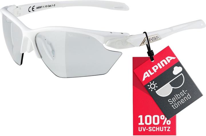 Alpina Sports Twist Five HR S V (White Matt, Rainbow)