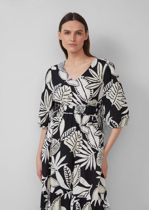 Actual product image S.Oliver Kleid Maxikleid aus Baumwolle mit Binde-Details (44)