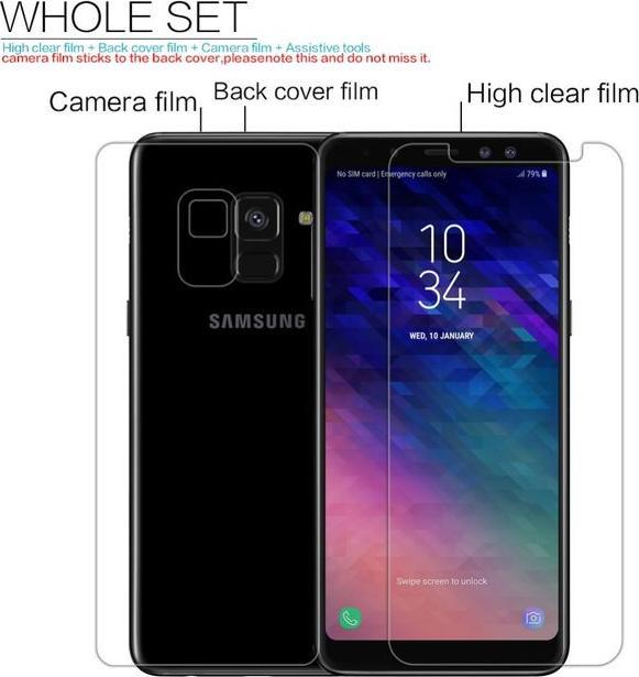 Actual product image Nillkin Super Clear Series (1 pcs., Samsung Galaxy A8 (2018))