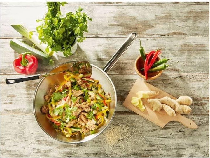 Produktbild Demeyere Apollo (30 cm, Wok Pfanne, Edelstahl)