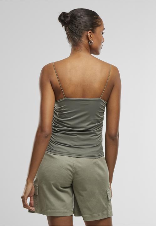 Produktbild Urban Classics Ladies Waterfall Jersey Top olive M (M)