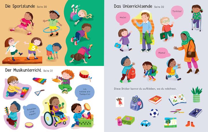 Actual product image My first sticker book: We're having a baby brother or sister, A day at school, All my siblings