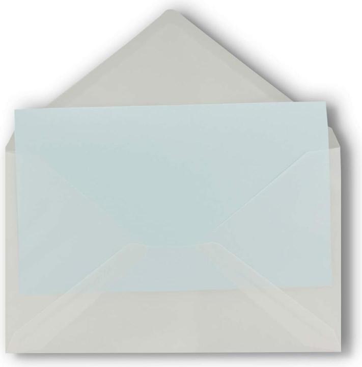 Produktbild Neuser Papier 50x transparente Briefumschläge Serie FarbenFroh (229 x 162 mm, 50 x)
