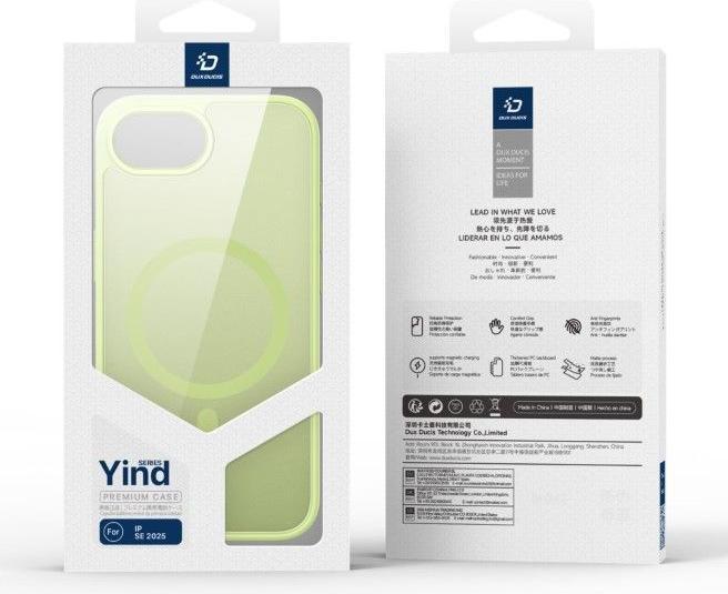 Actual product image Dux Ducis iPhone SE (2025) Compatible with MagSafe Case - Green (Apple iPhone 16e)
