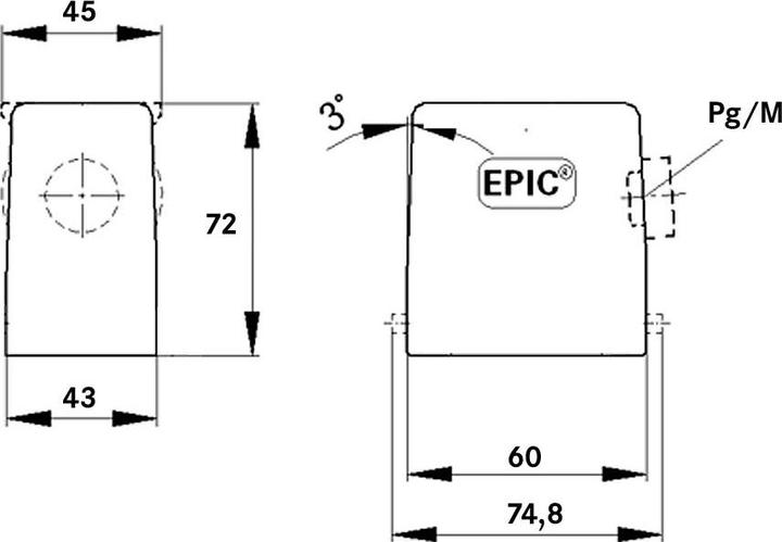 Produktbild Lapp Tüllengehäuse M32 EPIC® H-B 6