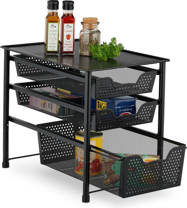 Actual product image Relaxdays Drawer shelf