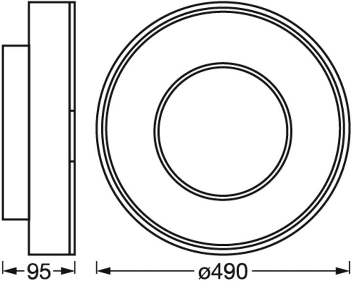 Produktbild Ledvance Smart Wifi Orbis Claria 490 RGB Tw (3150 lm)