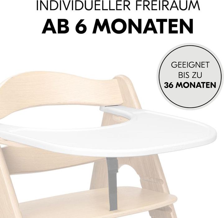Produktbild Hauck Hochstühle Hochstuhl Arketa Beech - im Sparset inkl. (Hochstuhl)