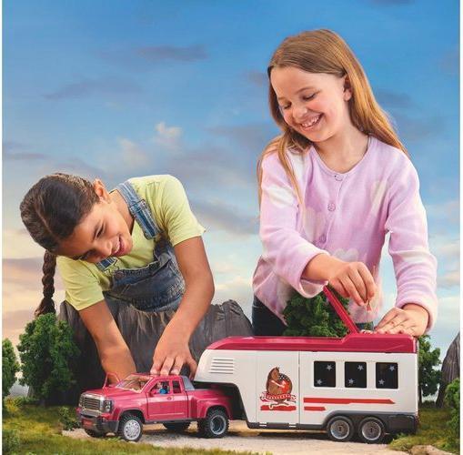 Actual product image Schleich Lakeside truck with trailer