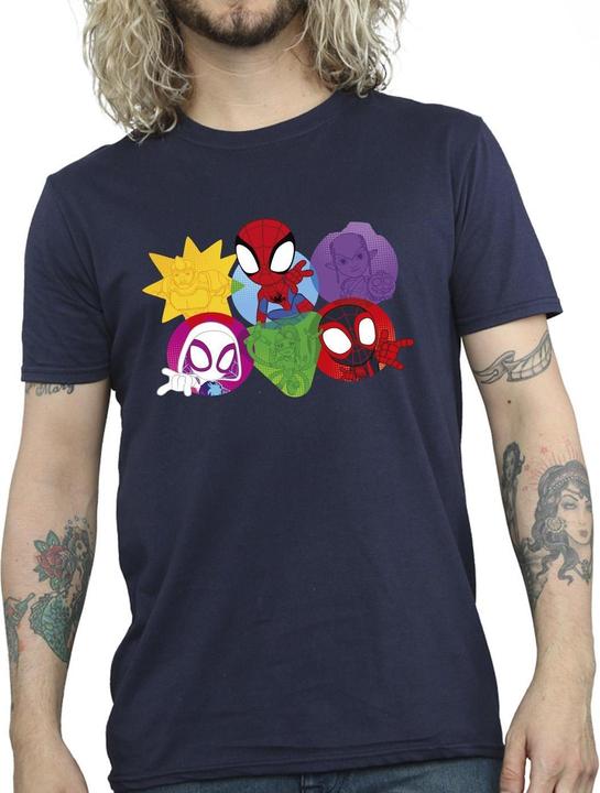 Produktbild Spidey And His Amazing Friends Faces TShirt (3XL)