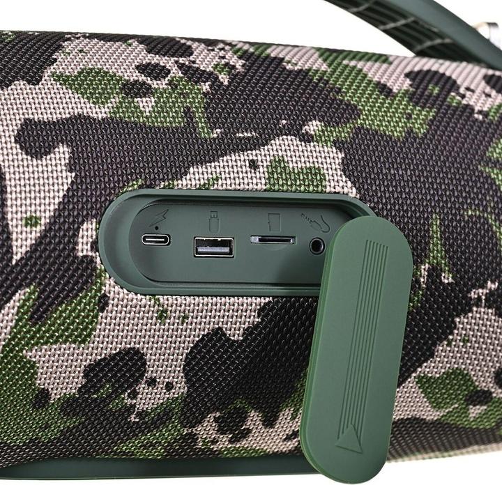Actual product image Hoco Bluetooth speakers wireless speaker bluetooth HA4 camouflage green (4 h, Rechargeable battery operated)