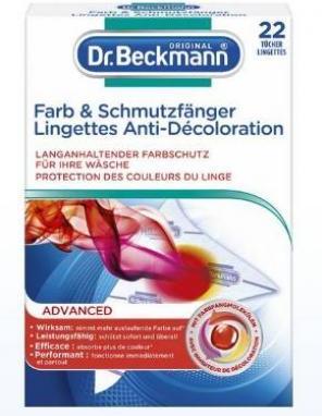 Actual product image Dr. Beckmann Farb- und Schmutzfänger mit Mikrofaser + Farbfang-Moleküle (22 Washing cycles, Washcloths)