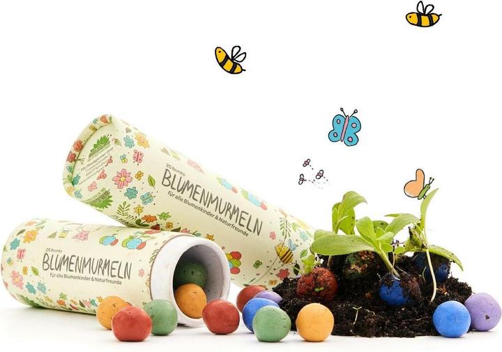 Produktbild Die Stadtgärtner Blumenmurmeln (Blumensamen, Samenbomben)
