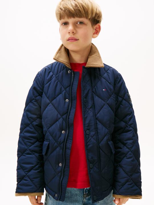 Produktbild Tommy Hilfiger Contrast Collar Quilted Jacket (170)