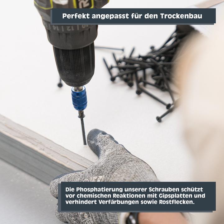 Image du produit Helpmate Schnellbauschraube 3,9x45, phosphatiert, PH-Antrieb, 1200 Stück (1200 Vis par pièce)