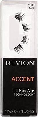 Actual product image Revlon False Eyelashes Featherlite Accent 91133 Black 10mm (Artificial eyelashes)