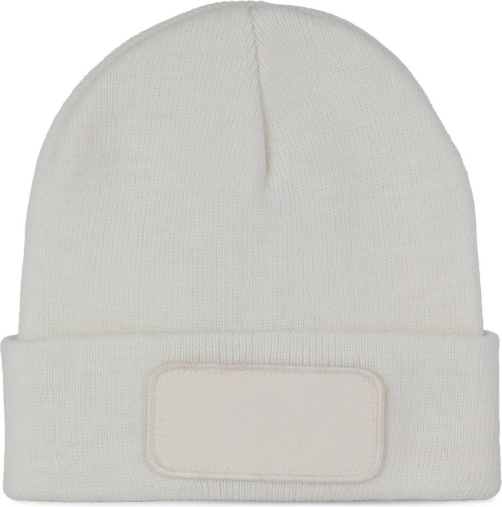 Actual product image K-up Recycled beanie with patch and thinsulate lining