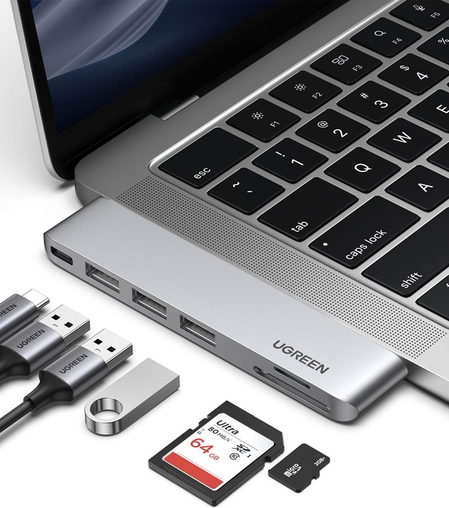 Produktbild Ugreen 6-in-2 (USB-C, 6 Ports)