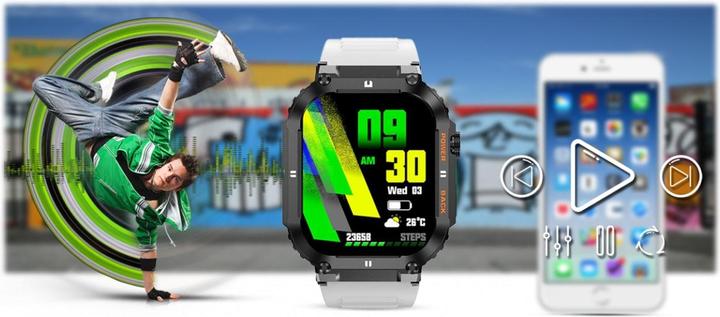 Image du produit Gravity SMARTWATCH MĘSKI GT6-8 - WYKONYWANIE POŁĄCZEŃ, MONITEUR SNU (sg020h) (42 mm)