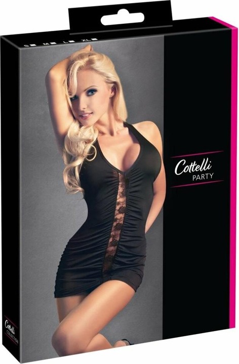 Actual product image Cottelli Collection Mini dress with lace (XS)