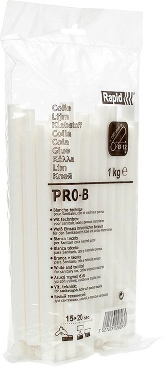 Rapid PRO-B glue sticks Ø12x190mm 1.0 kg, bag