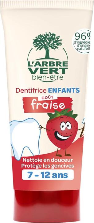 L'arbre vert Ökologische Zahnpasta Kinder mit Erdbeergeschmack (50 ml)
