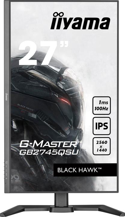 Produktbild iiyama TFT 27,0/68,5cm G-Master GB2745QSU Black Hawk *schwarz* 16:9 (2560 x 1440 Pixel, 27")