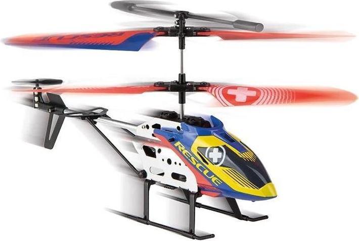 Actual product image Carrera 2.4 GHz RC Helicopter, Aluminum, Gyro, LED, USB-C Charging
