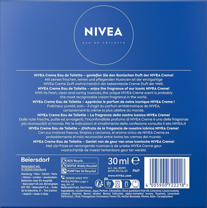 Image du produit NIVEA Eau de toilette (Eau de toilette, 30 ml)