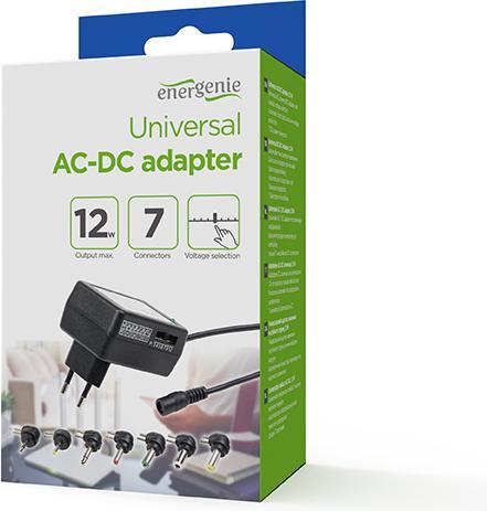 Produktbild Gembird EnerGenie EG-MC-008 Innenraum 12W Schwarz Netzteil & Spannungsumwandler