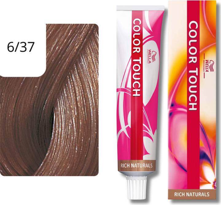 Image du produit Wella Color Touch Rich Naturals (6/37 blond foncé blond foncé brun doré)