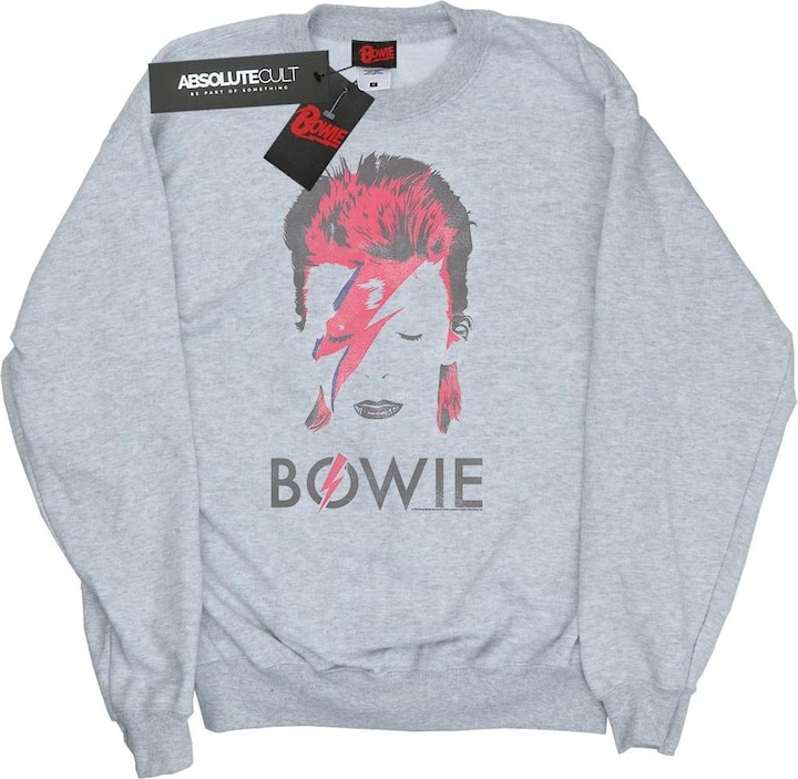 Immagine prodotto David Bowie Aladdin Sane Distressed Felpa Uomo (L)