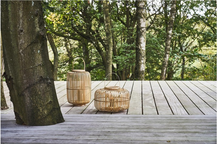 Immagine prodotto Villa Collection Lanterna Alia 40 cm, Natura (28 x 40 cm, 1 x)