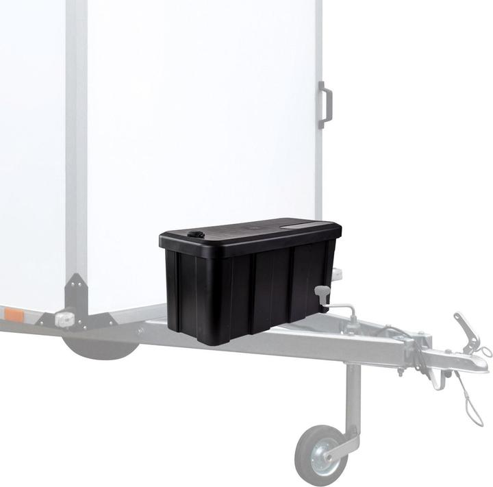 Produktbild Dema PKW Anhänger universal Deichselbox DDB25 schwarz max. für 100 kg + 2 Schlüssel