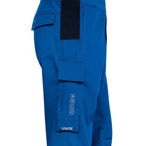 Thumbnail - Uvex Safety, Arbeitshose, Latzhose uvex suXXeed multifunction blau, kornblau 42 (42)