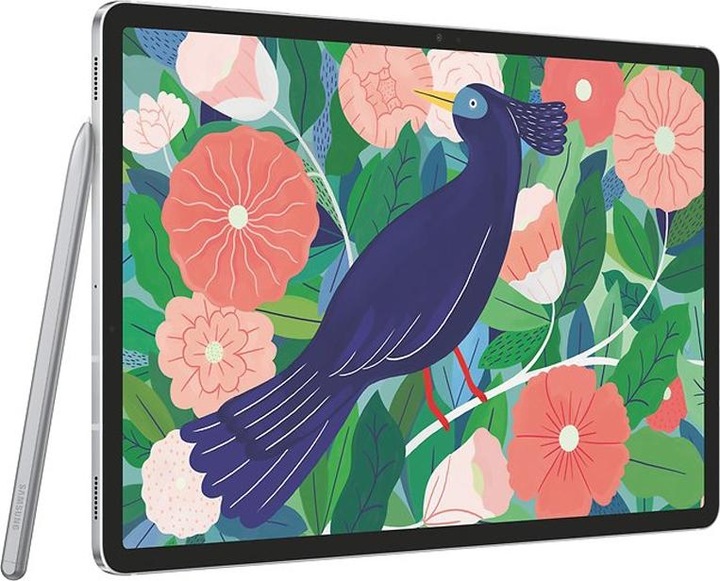 Actual product image Samsung Galaxy Tab S7 FE (5G, 12.40", 64 GB, Mystic Silver)