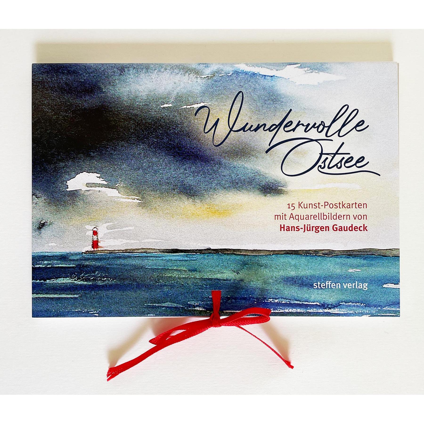 Steffen, Grusskarte + Briefpapier, Wundervolle Ostsee Postkarten-Set (15 Stk.)