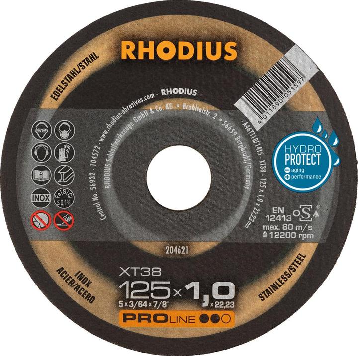 Produktbild Rhodius Trennscheibe XT38 205602 Durch