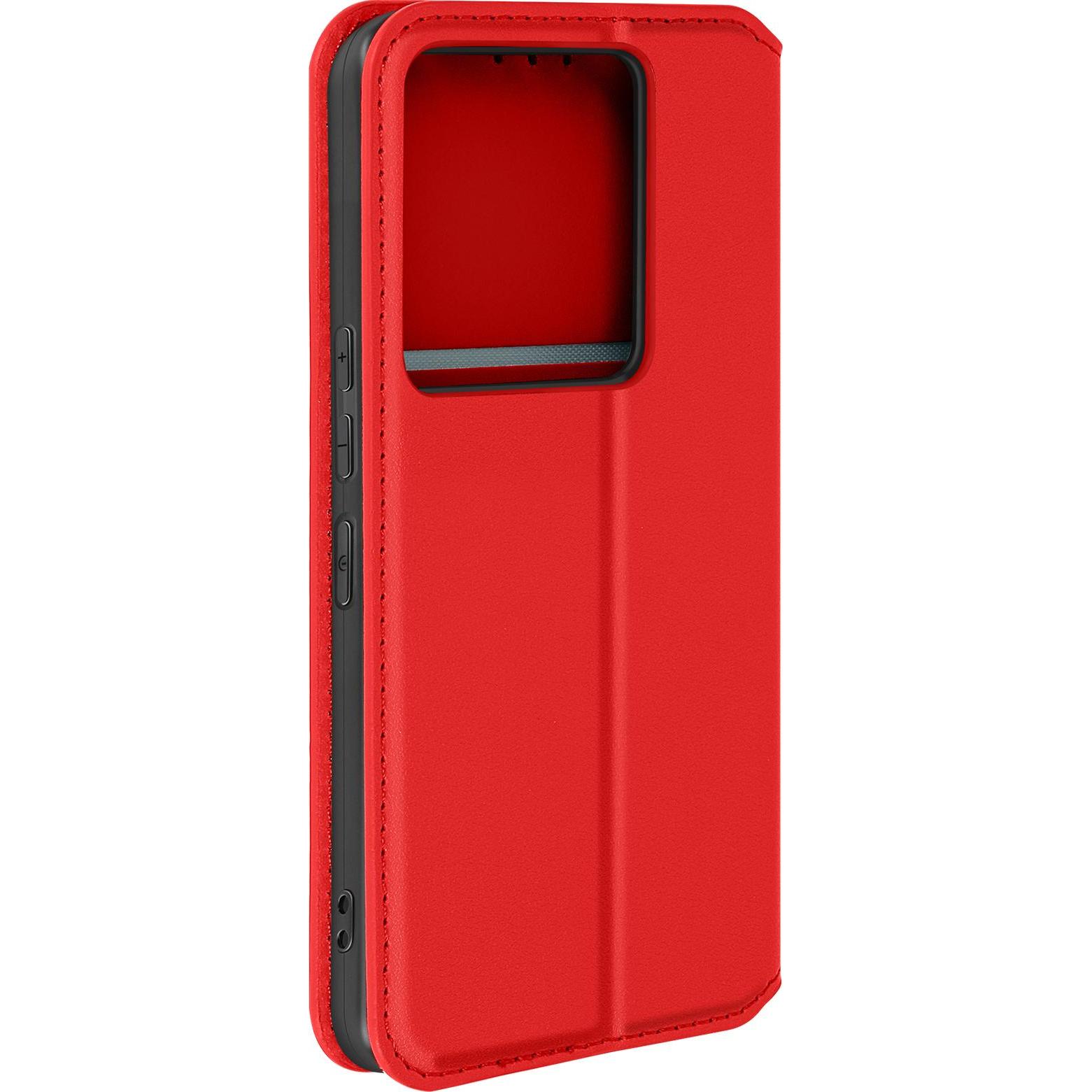 Thumbnail - Avizar Classic Edition, Backcover mit Magnetklappe Series (Xiaomi Redmi Note 13 Pro), Smartphone Hülle, Rot