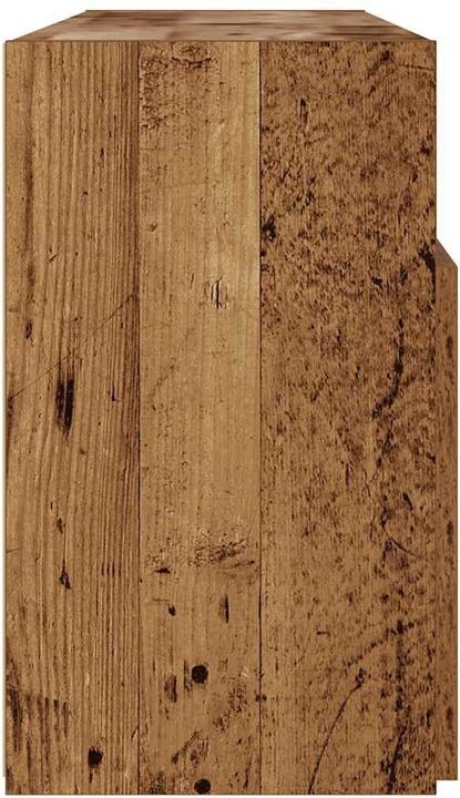 Produktbild VidaXL TV-Schrank mit LED-Leuchten Altholz-Optik 120x30x50 cm TV-Möbel (120 x 30 x 50 cm)
