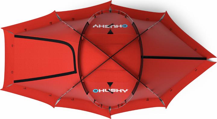 Image du produit Husky Fighter Extreme 3 4 Lichtgewicht Tent 3 - Rood - 3 Persoons (Tente tunnel, 4.80 kg, 4 personnes)