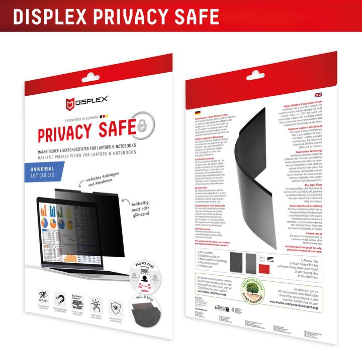 Produktbild Displex Privacy Safe (16", 16:10)
