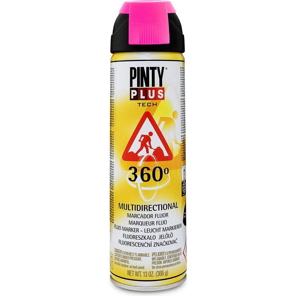 Pintyplus, Evidenziatori, Sprühfarbe Tech T184 360º Pink 500 Ml