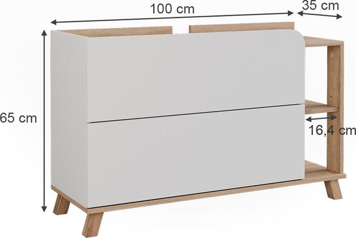 Actual product image Vicco Karen (100 x 35 x 65 cm)