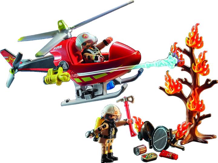 Immagine prodotto Playmobil Elicottero dei vigili del fuoco (71195, Playmobil Città d'azione)